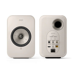 KEF - KEF LSX II LT Wireless HiFi Speakers – Stone White