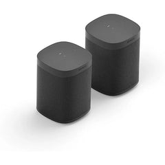 Sonos - Sonos One SL Home Wi - Fi Speaker 2 - Pack, Shadow Edition (A Grade)