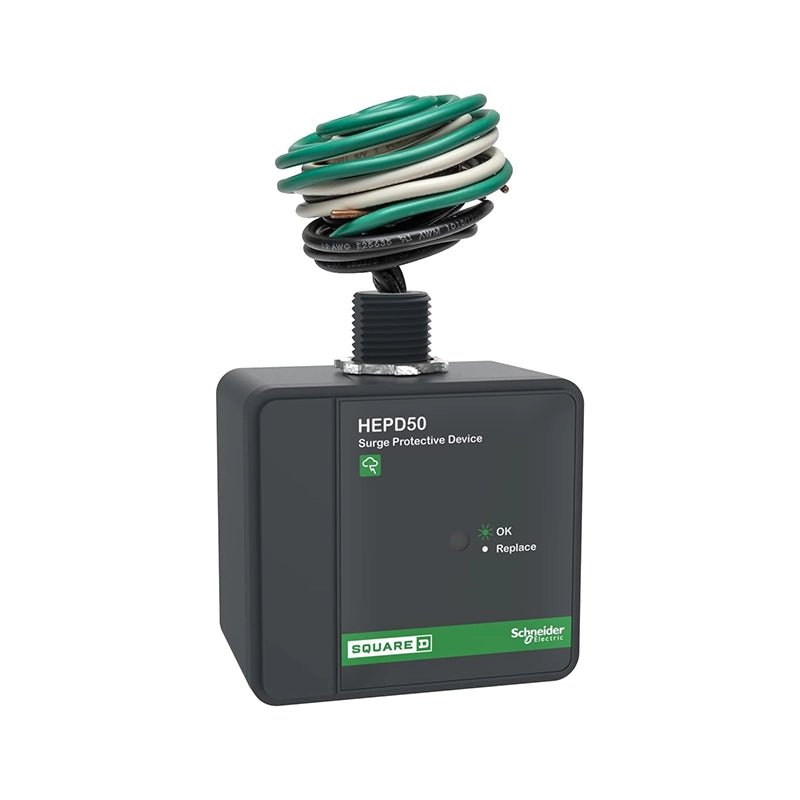 Square D - Square D HEPD50 Whole House Surge Protection Device – 120/240V, 50kA, NEMA 4X, Black