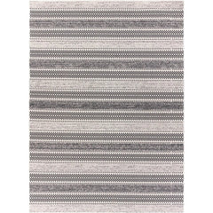 Surya - Surya La Casa Area Rug – Moroccan Design, No Pile, Stain Resistant – Black/Cream