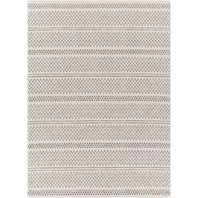 Surya - Surya La Casa Area Rug – Moroccan Style, Washable, Stain Resistant - Charcoal