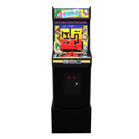 Arcade1Up Dig Dug Bandai Namco Legacy Edition Arcade with Riser and Light-Up Marquee