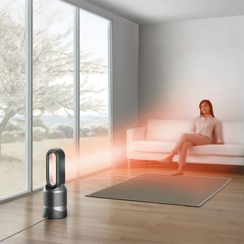 Dyson HP02 Pure Hot+Cool Link Connected Air Purifier Heater & Fan - Black/Nickel