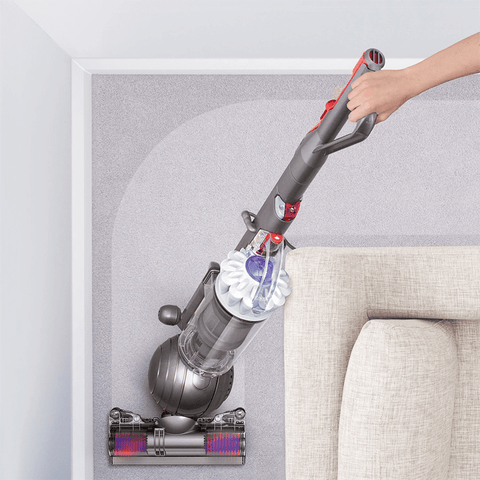 Dyson - Dyson Slim Ball Multi Floor Upright Bagless Vacuum - White/Iron