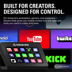Elgato - Elgato Stream Deck MK.2 Studio Controller, 15 Macro Keys