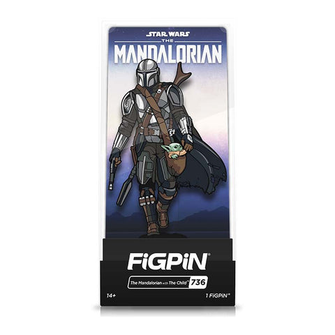 Figpin - Star Wars The Mandolorian Figpin #736 - Mandorlorian with Child