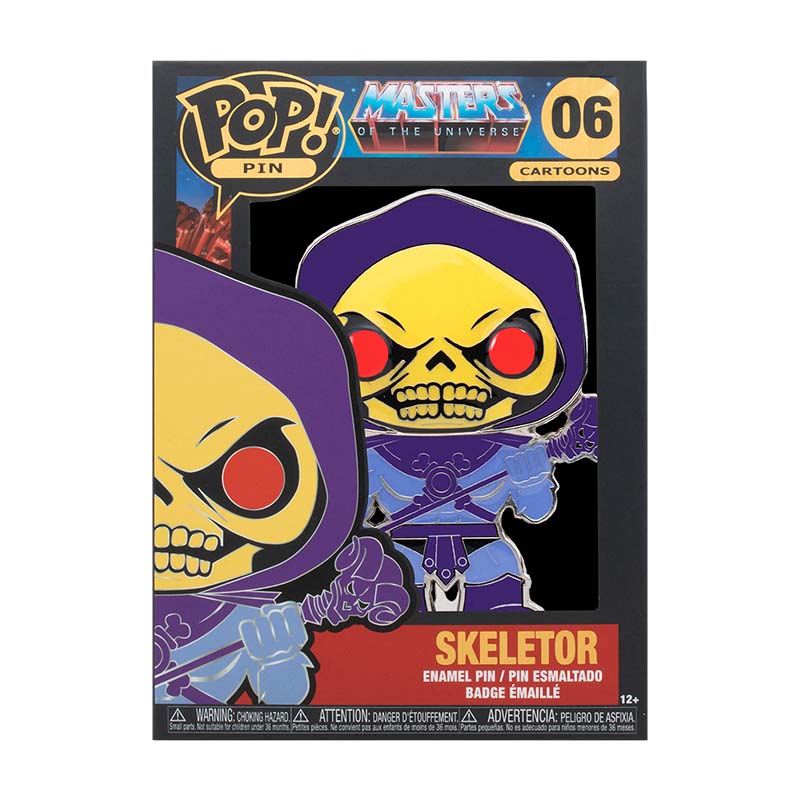 Funko - Funko POP! Pin: Masters of the Universe - Skeletor (Red Glow in the Dark Eyes)