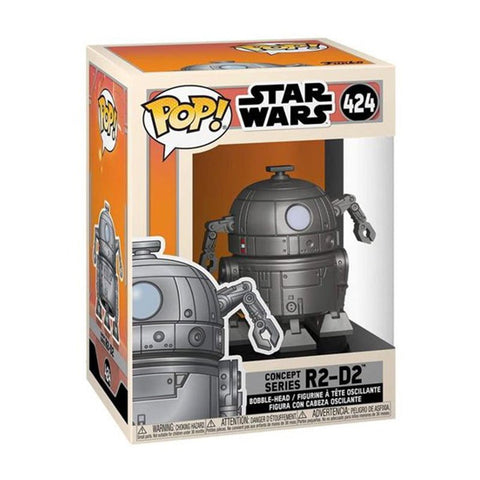 Funko - Funko Pop Star Wars: Concept Series R2 - D2 Bobble - Head #424