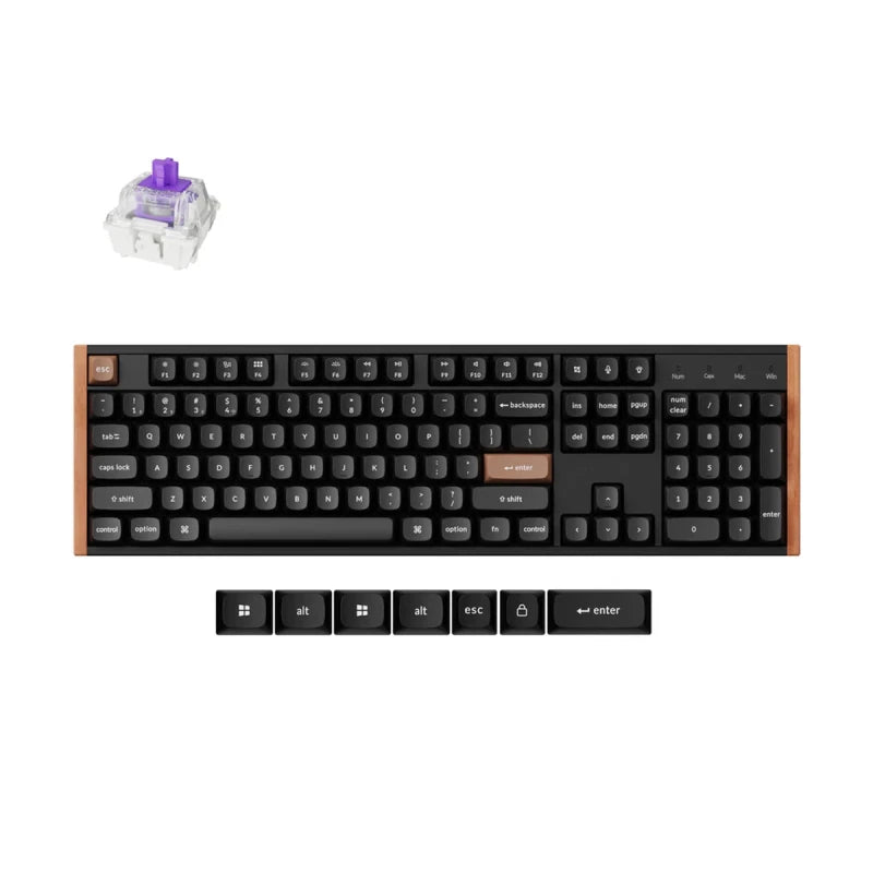 Keychron - Keychron K10 HE Wireless Magnetic Switch Custom Keyboard - Special Edition, Black