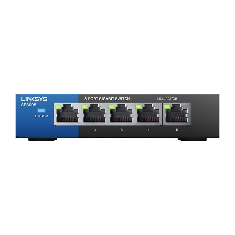 Linksys - Linksys SE3005: 5 - Port Gigabit Ethernet Unmanaged Switch