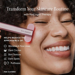 SolaWave - Solawave 4 - in - 1 Red Light Therapy Wand for Face & Neck (Rose Gold)