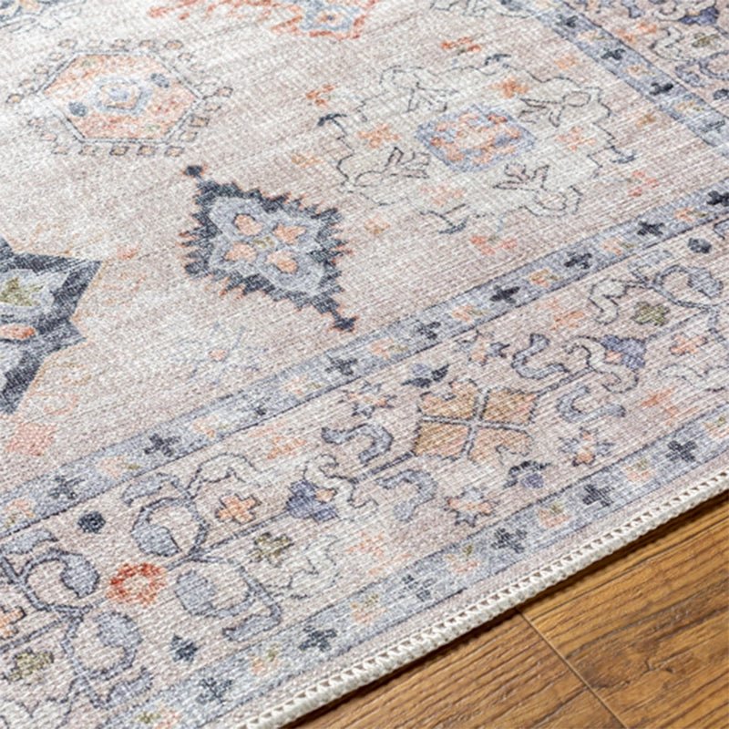 Surya - Surya Alanya Handmade Area Rug – Washable, Stain Resistant, Low Pile Comfort - Beige