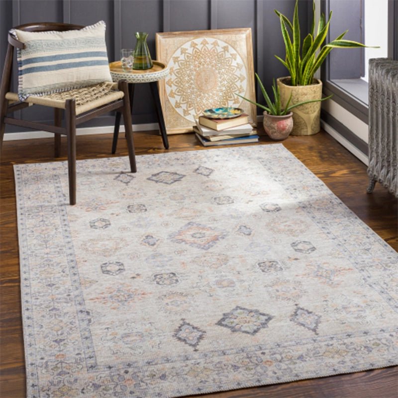 Surya - Surya Alanya Handmade Area Rug – Washable, Stain Resistant, Low Pile Comfort - Beige