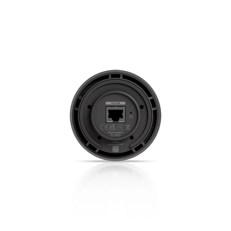 Ubiquiti - Ubiquiti G6 Bullet Black (UVC - G6 - Bullet - B) – 4K AI - Powered Outdoor PoE Camera