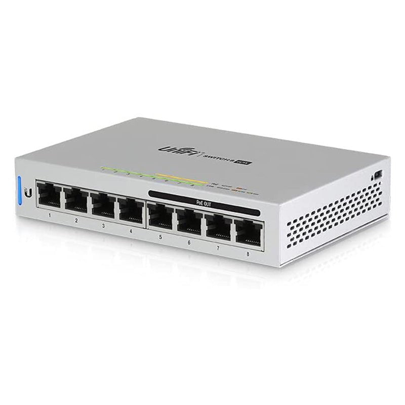 Ubiquiti - Ubiquiti Networks US - 8 - 60W UniFi 8 - Port Gigabit PoE Compliant Managed Switch