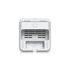 Ubiquiti UNAS 2-W Network Attached Storage bottom view showing drive bays and ports