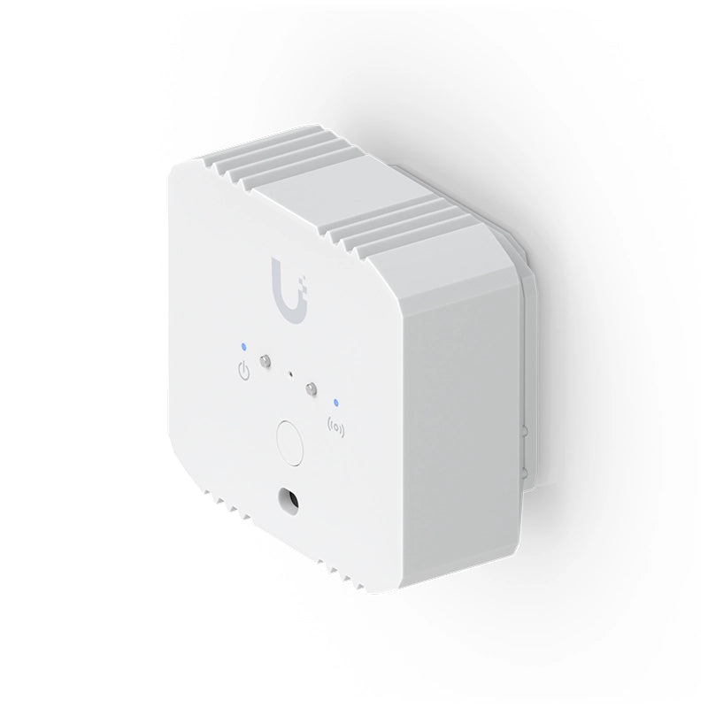 Ubiquiti USL Environmental Sensor wall mounted angled view