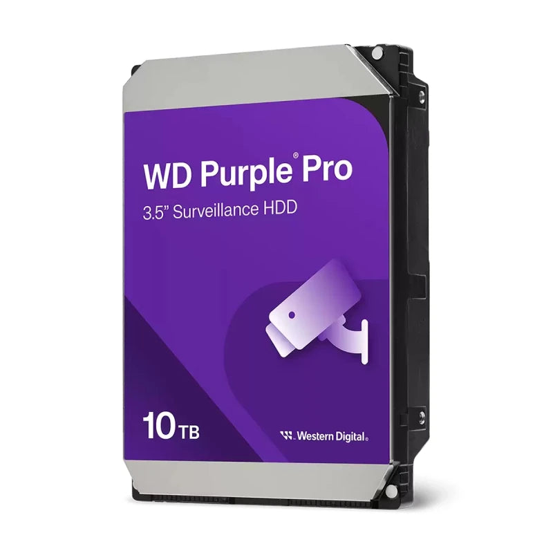 Western Digital - WD Purple Pro 10TB Smart Video Hard Drive 3.5" (WD102PURP)