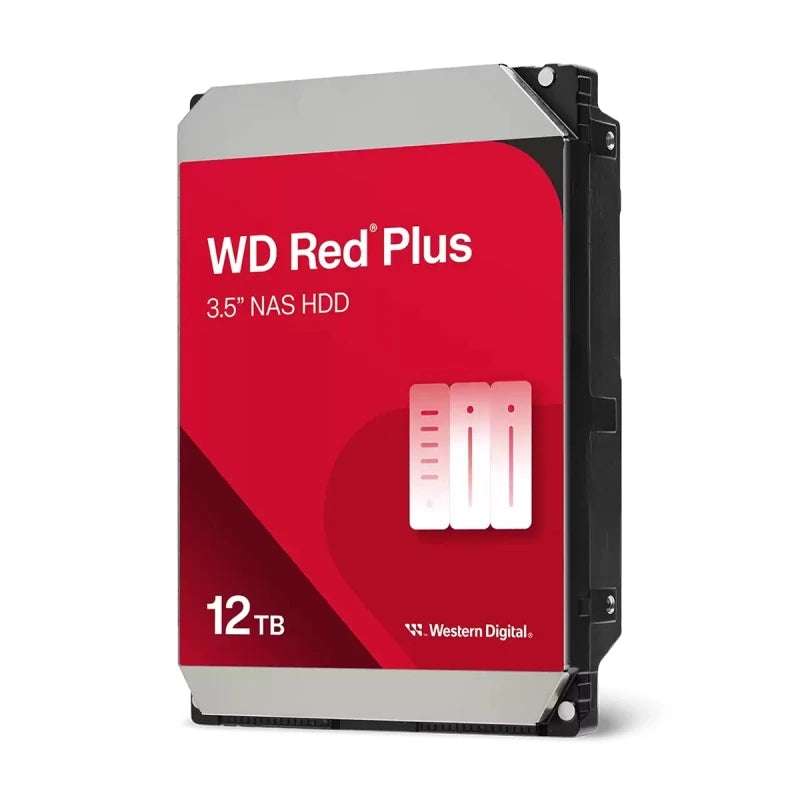 Western Digital - WD Red Plus 12TB Internal NAS HDD 3.5" (WD120EFGX)