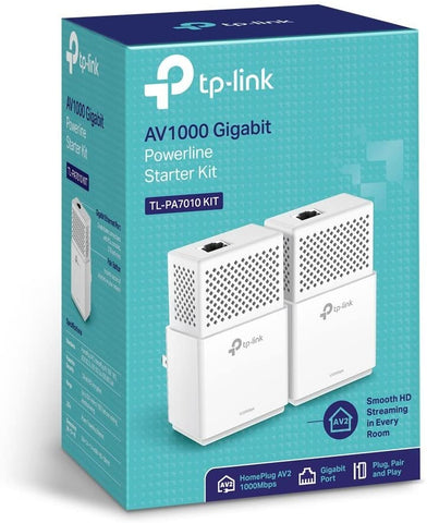 TP-Link AV1000 Powerline Ethernet Adapter(TL-PA7010 KIT)