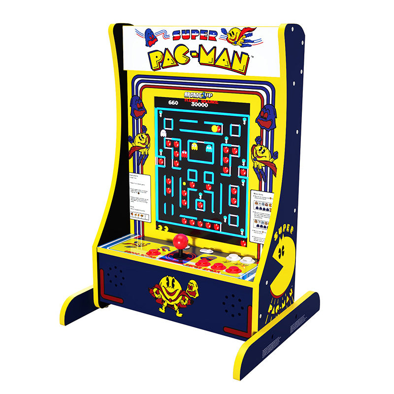 Arcade1Up 10 Game PartyCade Plus Portable Home Arcade Machine - Super PacMan
