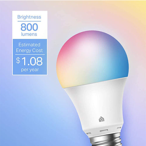 Full Color Changing Dimmable Smart WiFi Light Bulb