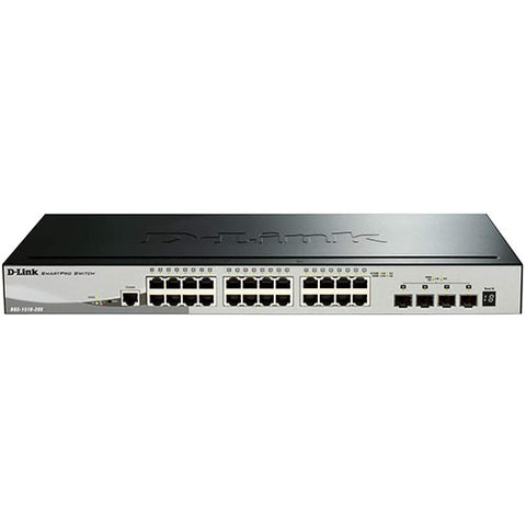 D-Link Fast Ethernet Switch, 24 28 Port Managed Gigabit SmartPro (DGS-1510-28X)